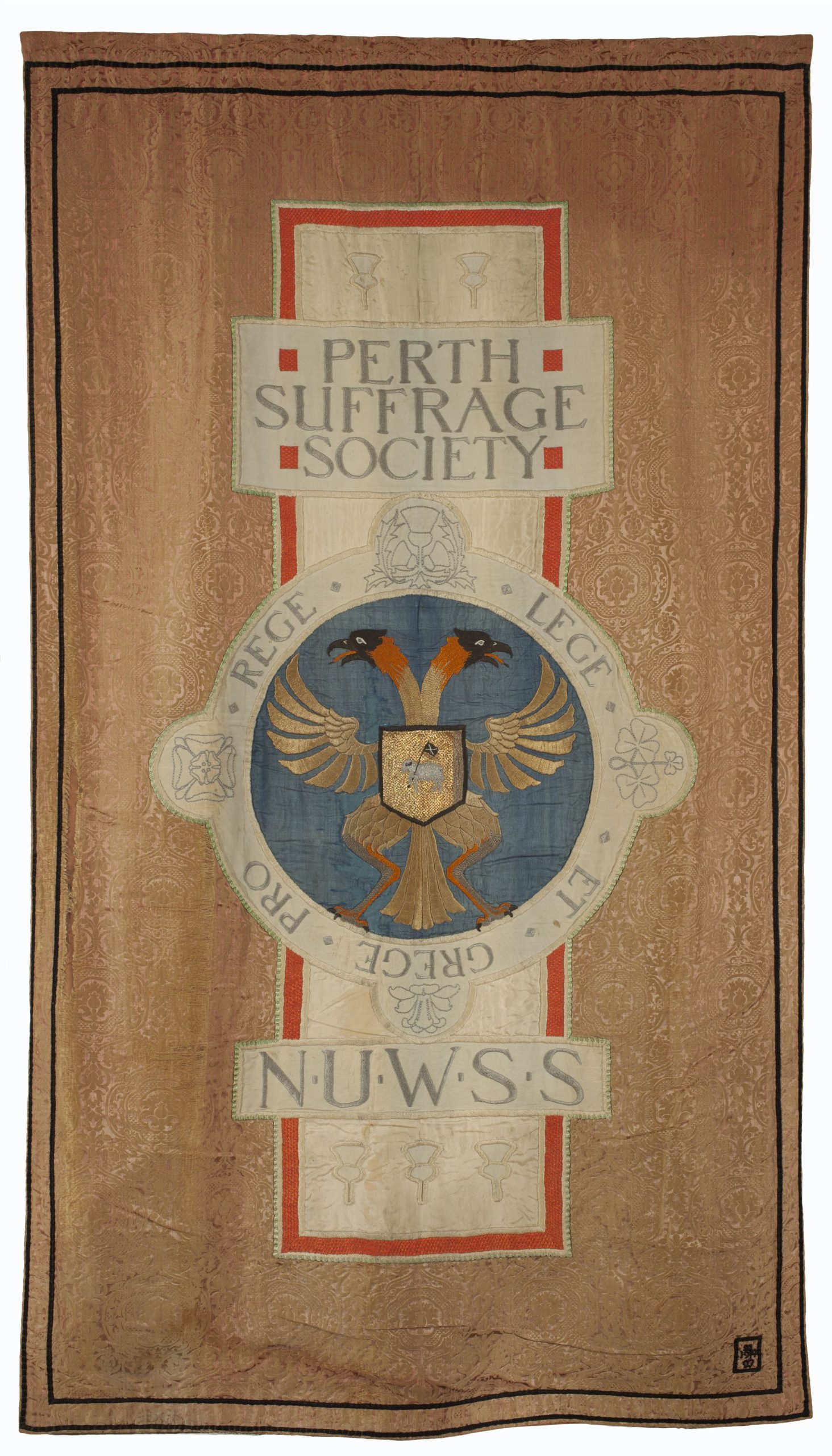 Perth Suffrage Society banner