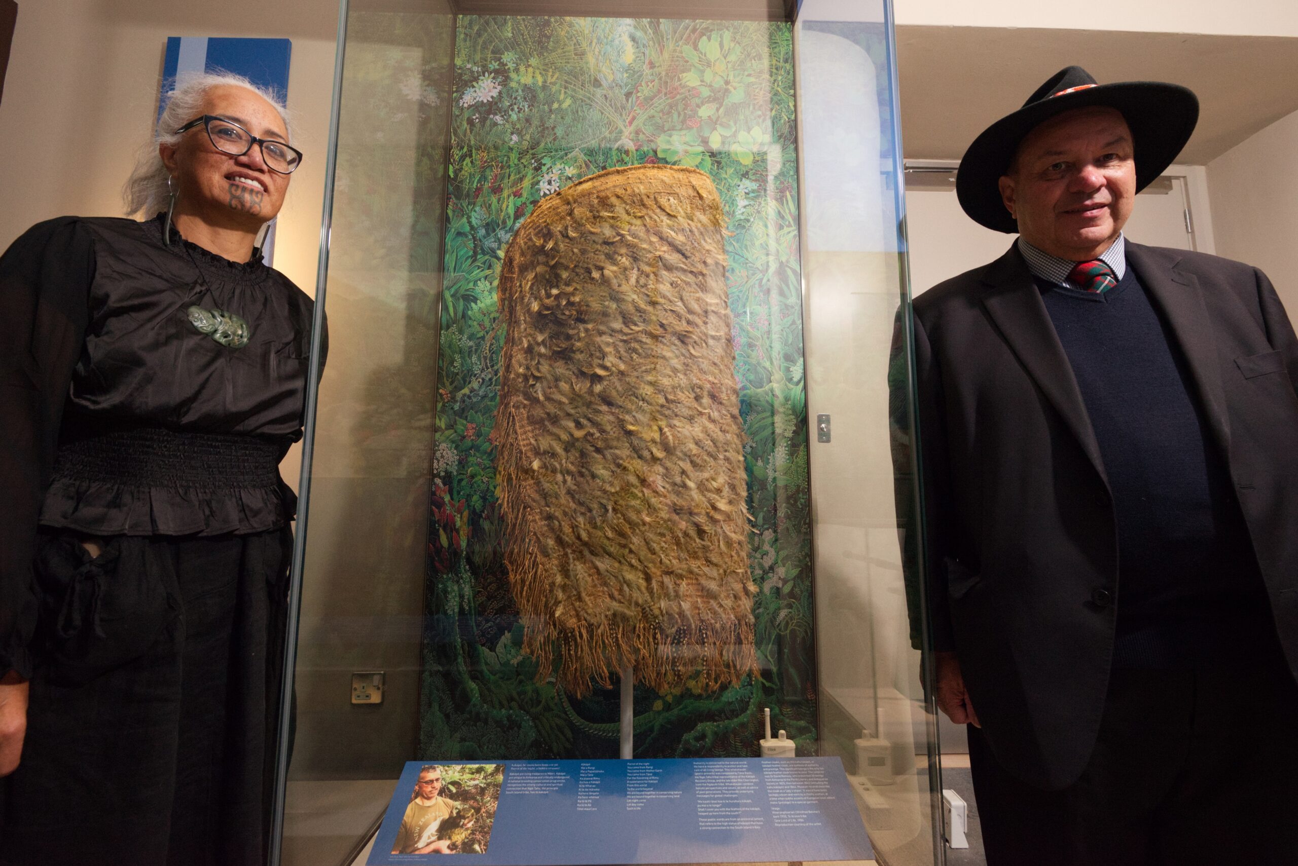 Awhina Tamarapa (left) with elder and cultural advisor, Te Kenehi Teira