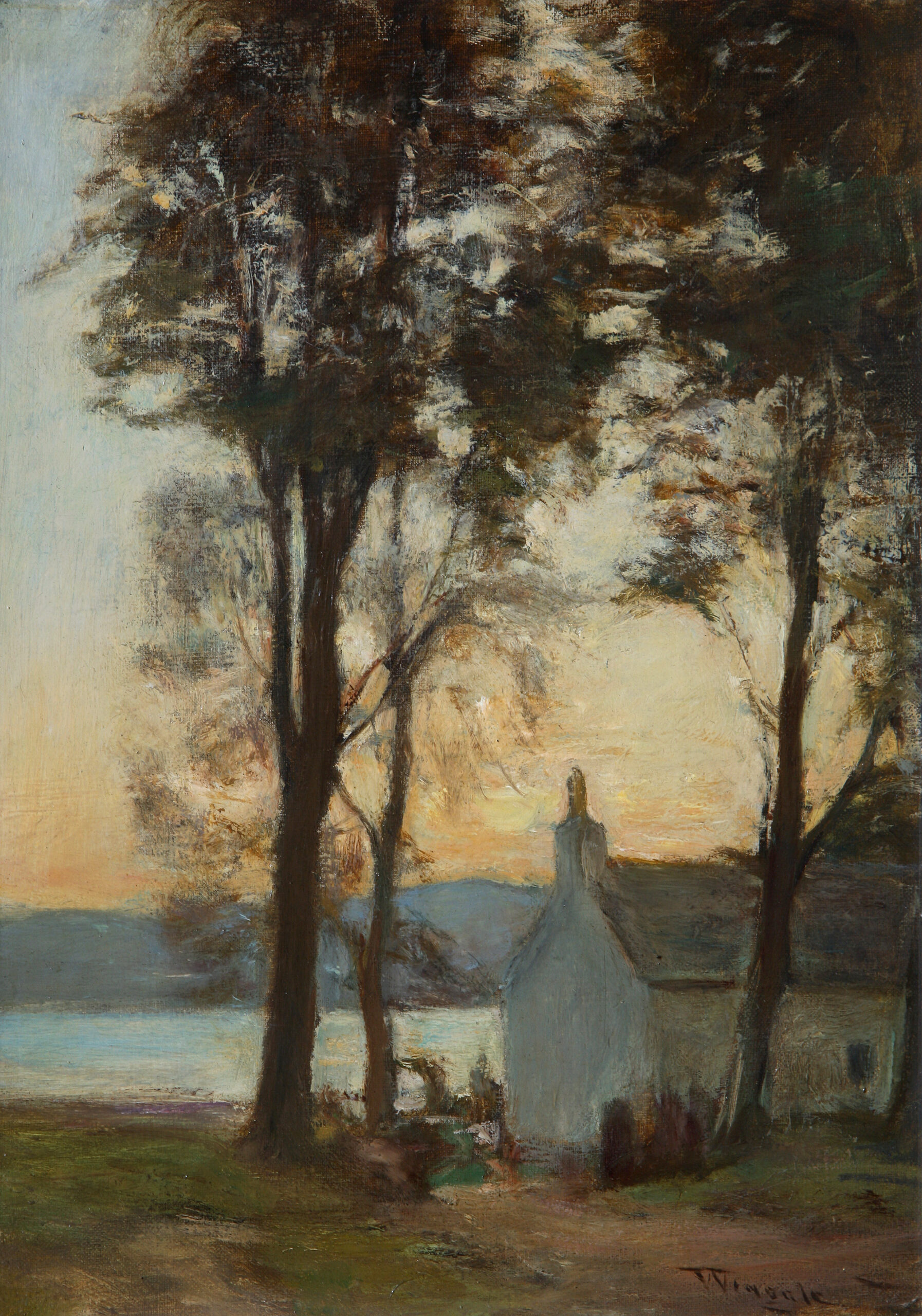 Evening on the Earn by James Lawton Wingate (1846-1924)