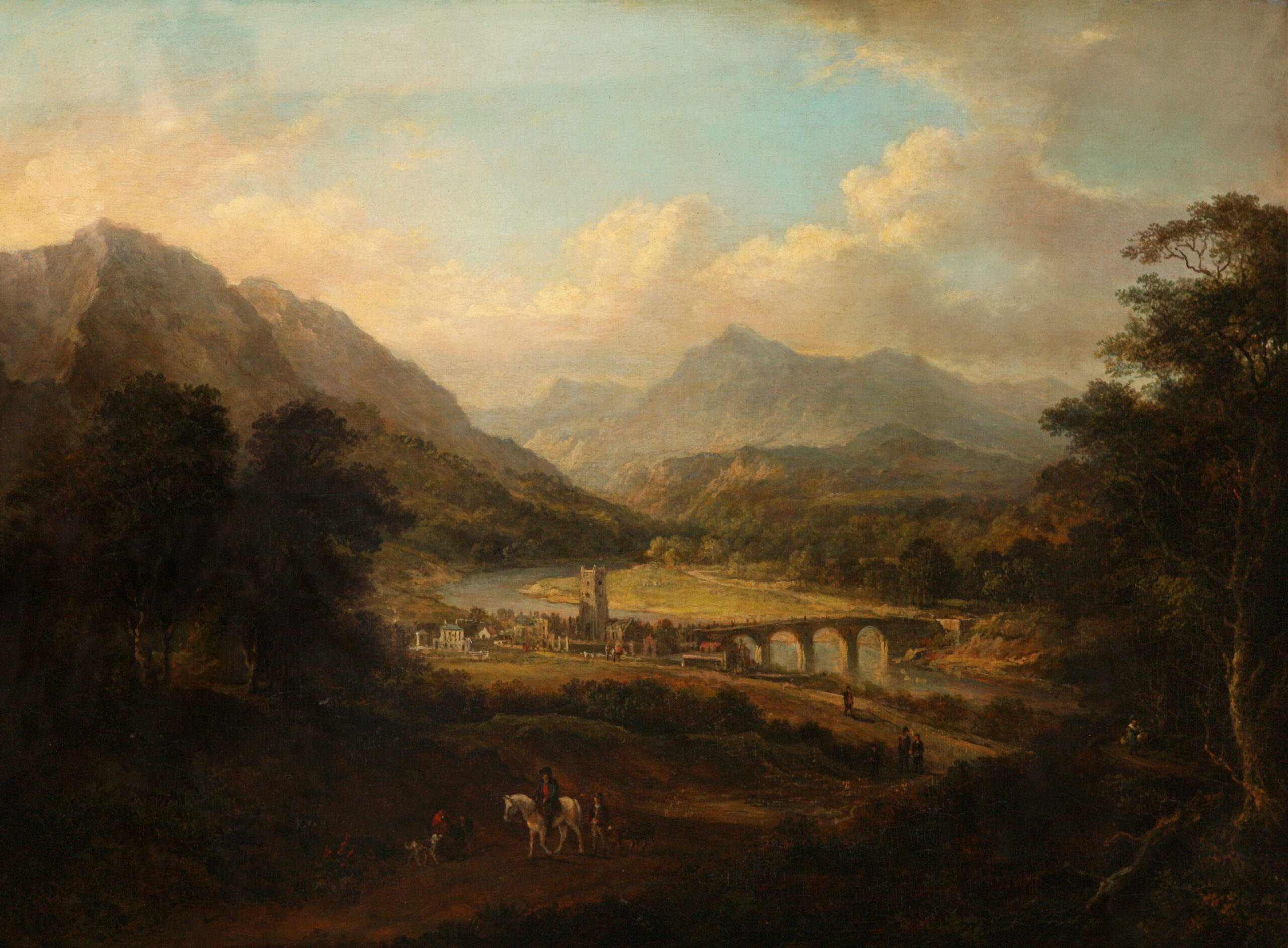 12 View of Dunkeld on the River Tay by Alexander Naysmith (1758-1840)