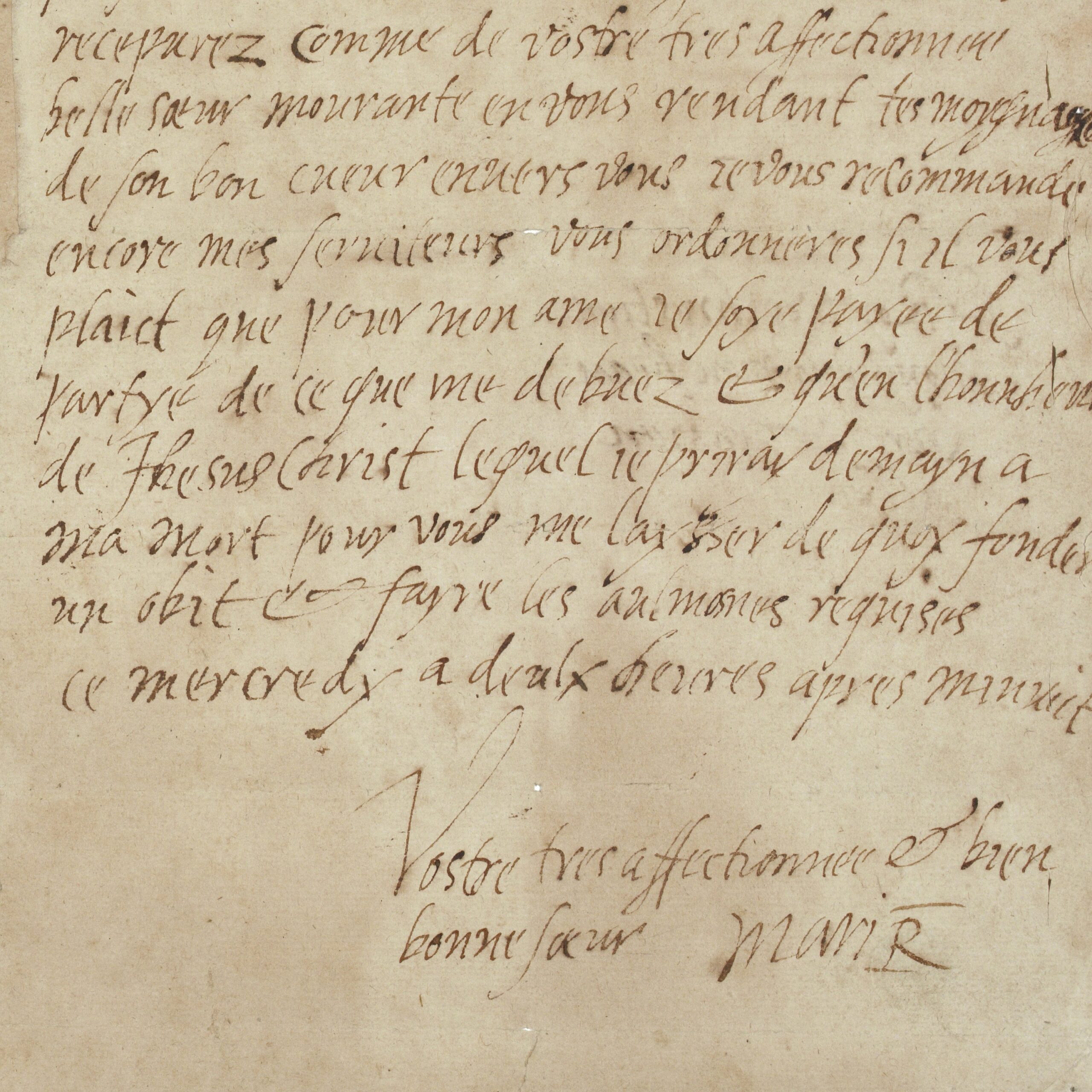 Mary Queen of Scot Last Letter crop