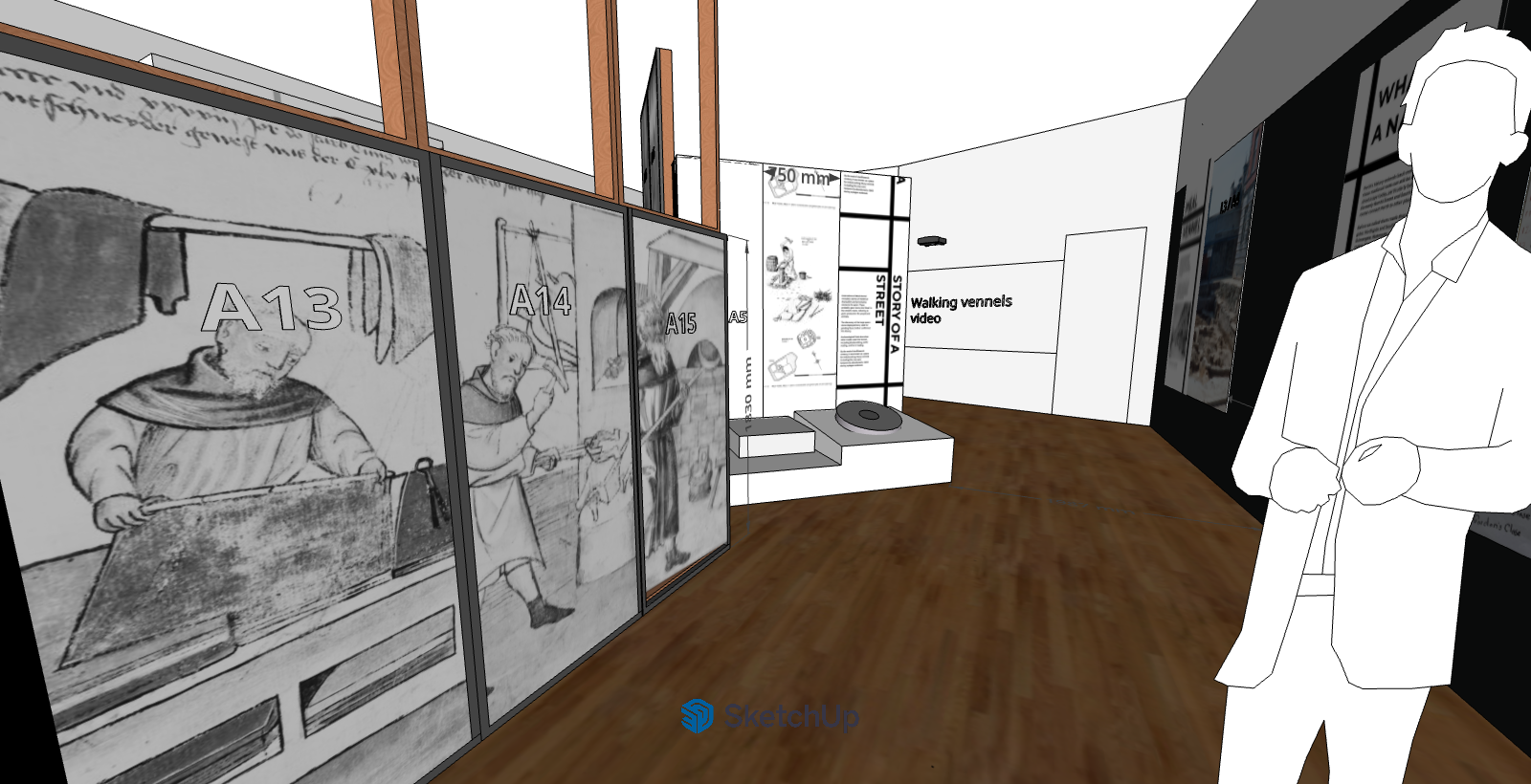 Figure 3 Design for entrance to Gallery 1 ©Niamh Finlay