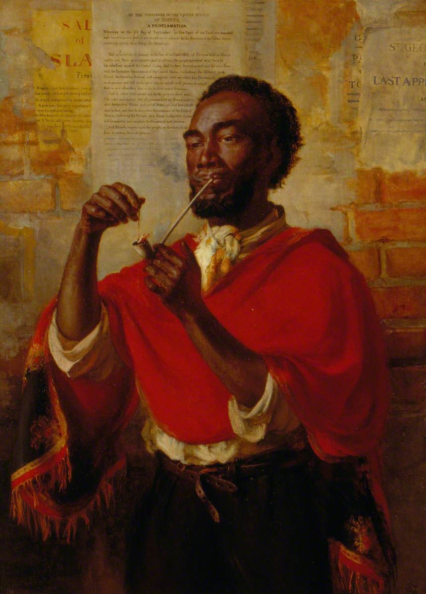 The Pipe of Freedom by Thomas Stuart Smith (1813/14–1869). Credit The Stirling Smith Art Gallery & Museum